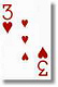 Three of Hearts